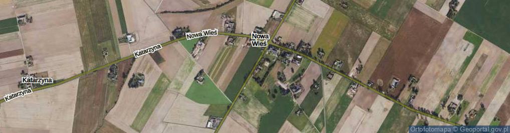 Zdjęcie satelitarne Nowa Wieś ul.